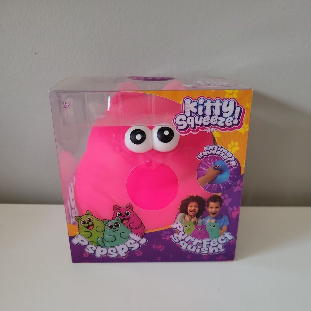 PPNC Kitty Squeeze Purrfect Squish! Ultimate Squeeze! Viral Squishy PINK New